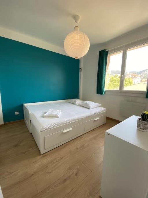 Appartement L'Azur 15'Plage 10'Port 5'Train Clim Wifi Pkg à Toulon Extérieur photo